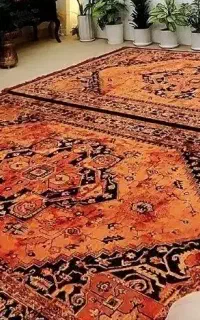 فرش فانتزی طرح دستبافت بسیار زیبا و نو