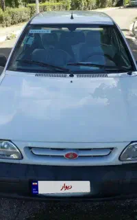 پراید صبا سفید مدل ۸۸