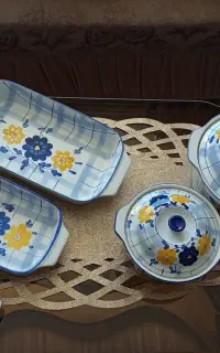 ظرف گل پنبه ایی