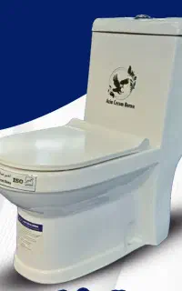 توالت فرنگی آذین سرام مدل آرکان