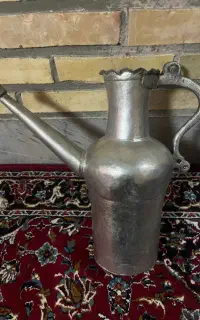آفتابه مسی وزن ۲/۵ کیلو بسیار بکر وانتیک