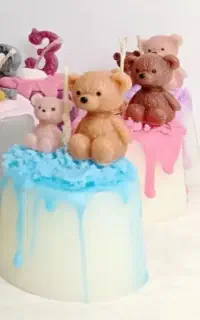 شمع‌های کیکی لوکس و دکوری (تولید عمده و تک)