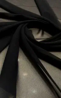پارچه جت بلک اصلی مشکی(نازکه دید داره)