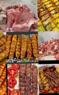 خمیر کوبیده گوشت و مرغ