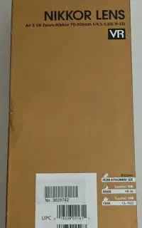 لنز دوربین عکاسی نیکون