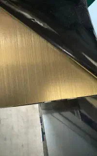 درب اتوماتیک آسانسور حریری ، شیشه استیل ۸۰×۲۱۰