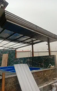 اجرای سقف شیروانی