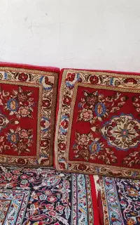 یک جفت پشتی دستباف