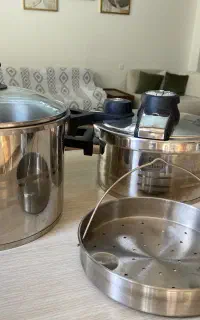زودپز دوقلو به همراه سبد ابپز