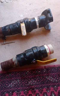 فلکه ۲اینچ،کمربند،مغزی وسرشیرفلزی ولوله ۳اینچ