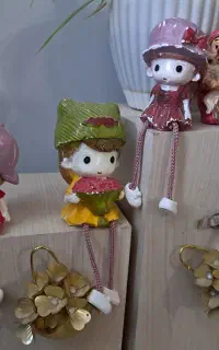 مجسمه دختر و پسر دکوری ۳تایی چارچوب