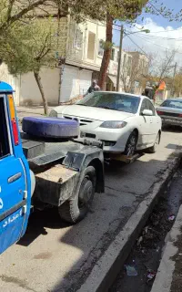 امدادخودرو یدک کش جرثقیل خودرو بر چرخگیر در قوچان