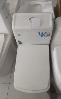 توالت فرنگی خروجی 110 یک تکه رنگ سفید