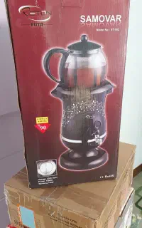 سماور چای ساز برقی با قوری پیرکس