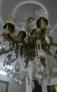 لوستر ۱۶شاخه نو نو برنز