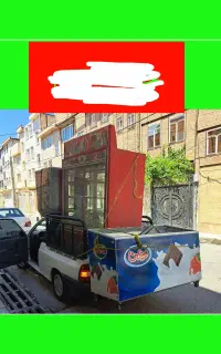 *فروشنده*و*خریدار*یخچال صنعتی ایستاده تک درب بستنی