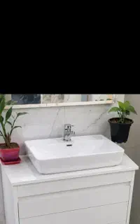 روشویی کابینتی نو نو هیچ استفاده ای نشده