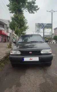 پراید مشکی دوگانه سوز فابریک کارخانه