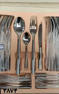 قاشق چنگال ۳۰نفره ۱۵۶ پارچه زیرقیمت بازار