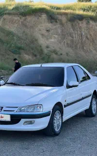 پژو پارس ۸۹ سفید بی رنگ