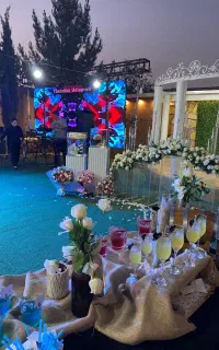 باغ مجالس و تشریفات عقد و نامزدی شب رویایی
