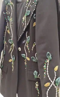 مانتو شلوار مجلسی فول سنگ