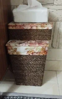 جا دستمالی و سطل اشغالی