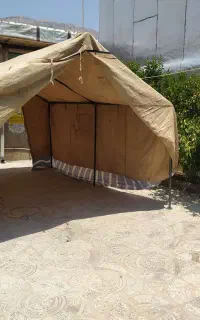 چادر اسکلتی خانواگی ۱۲ نفره نو سالم سالم