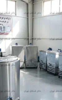 شیر سردکن 500 لیتری صنعتی - دو مخزن استیل