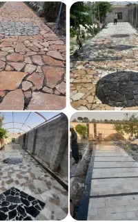 ابنما سنگ لاشه سیمانکاری بناسنگکار سنگ فرش آتشکده