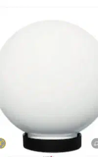 چراغ حبابی گرد سر در حیاط و باغ