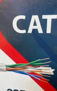 کابل cat 6 اینترنت یا دوربین شبکه