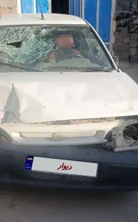 پراید دوگانه فابریک  تصادفی