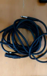 کابل XLR به TS مناسب میکروفون و اسپیکر مانیتورینگ