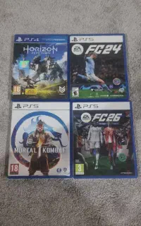 بازی ps5 ps4  mortal1 fc26 fc24 horizon