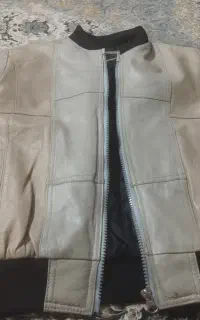 کاپشن چرم  اصل گاوی