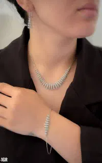 سرویس زنجیری نقره تراش / نقره ونیز