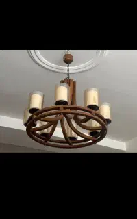 با سلام فروش 2عدد لوستر 8شعله و 1عدد3شعله