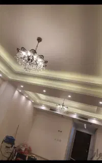 کناف کنافکاری سقف کاذب نور مخفی نور خطی تایل ۶۰×۶۰