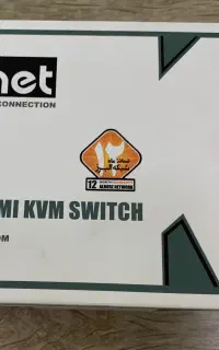 سوئیچ KVM چهار پورت 4 KVM کی نت knet  آکبند