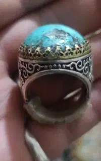 انگشتر فیروزه درشت