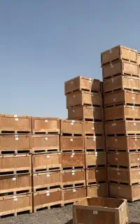 باکس پالت چوبی جعبه وارداتی