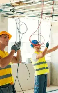 برقکار سیم کش رفع اتصالی سیم کشی  هالوژن نورمخفی