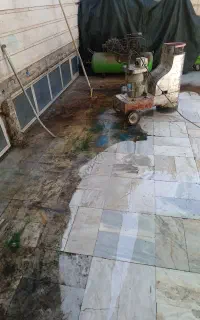 کفسابی ونماشویی سنگ سابی.