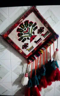 چنته دست بافت از کاموا وپشم
