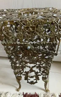 جا دستمال کاغذی و سطل برنز