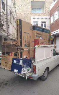 وانت‌بار‌کارگرجابجایی کولر اسباب منزل مبلمان یخچال