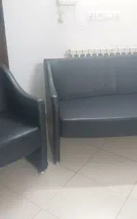 ست مبلمان اداری ۴ نفره نیلپر در حد نو