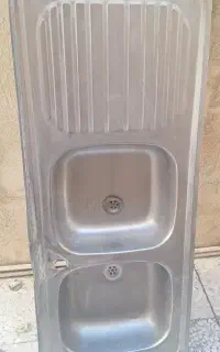 سینک ظرف شویی ۲قلو درجه یک درحداک تمیز تمیز