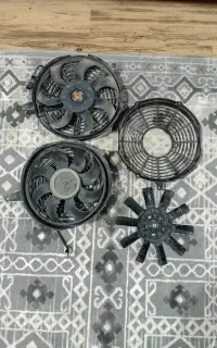 ۲ عدد فن کولر با موتور فن ۱عدد پوسته و پروانه